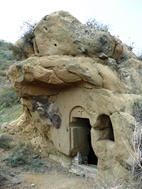 Pequeña capilla excavada en la roca junto al Monasterio de Lavra