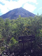 Volcán Arenal desde el mirador, Parque Nacional Volcán Arenal