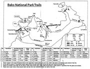Bako NP Trails Map