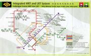 Singapore MRT-LRT Map