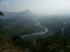 Rio Seti serpenteando el valle de Pokhara
