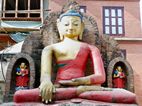 Buda sentado en Swayambhunath