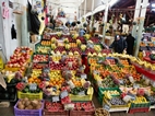 Puestos de fruta en la medina de Tunis