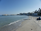 Playa frente al Ribat Sidi Dhouib, Monastir