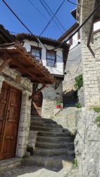 Calles empedradas, centro de Berat