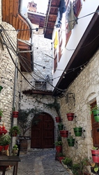 Calles empedradas, centro de Berat
