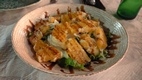 Ensalada de queso de cabra y miel