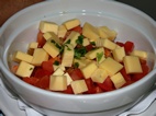 Ensalada de queso y tomate