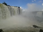 Las cataratas de Iguazú vistas desde Brasil