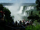 Las cataratas de Iguazú vistas desde Brasil