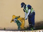 Arte callejero en Tartu, ¿será un Banksy?