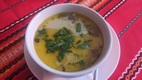 Sopa de espinacas con carne