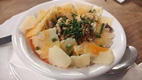 Parmesan cheese and roasted walnuts