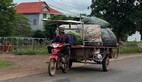 En las carreteras de Camboya