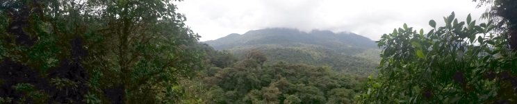 Vistas desde el mirador del Parque Nacional Volcán Tenorio