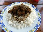 Curry de vedella amb arròs, Tembo Canteen