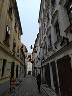 Calle del centro histórico de Bratislava