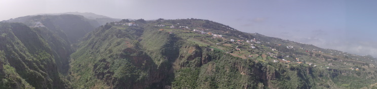 Vistas desde el mirador de la iglesia, Moya