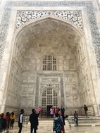 Taj Mahal, puerta de acceso al mausoleo