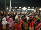 Ceremonia ganga aarti en Dasaswamedh Ghat