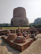 Stupa Dhamek, Sarnath, lugar donde Budha dio su primer discurso