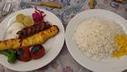 Kebab de pollo y cordero