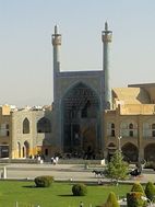 Vista de Masjed e Emmam desde el Palacio Kakh e Ali Qopu