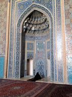 Interior de la Mezquita Masjed e Jameh