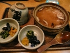 Umezosui (arroz caldoso con shitake), Suishin Rest., Hiroshima