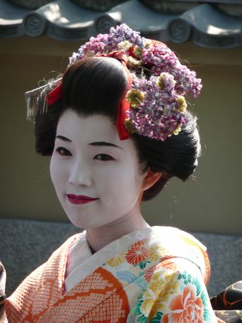 Geisha en el barrio Higashiyama