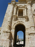 Detalle del Arco de Adriano, Jerash