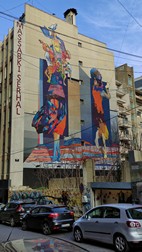 Graffitis en la zona de Hamra St
