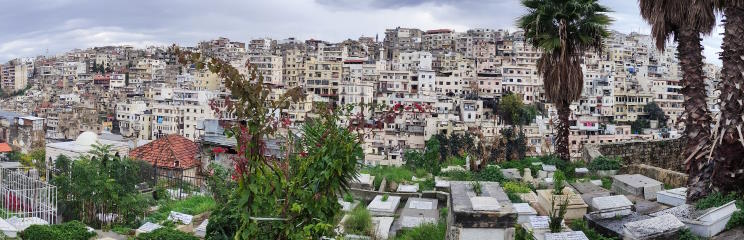 Vistas de Trípoli desde el castillo