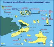 Semporna Islands Map