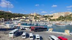 Vistas de Mgarr desde Gozo Channel Ferry