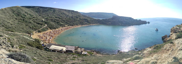 Ghajn Tuffieha Bay Beach