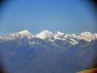 Vistas de la cordillera del Himalaya desde el Mountain Flight