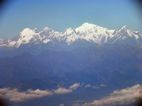 Vistas de la cordillera del Himalaya desde el Mountain Flight