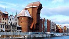 Grua medieval sobre el ro Motlawa