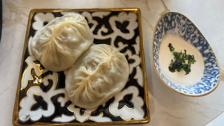 Manti, empanadillas al vapor rellenas