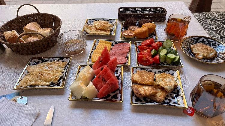 Desayuno Muxlisabegim Hotel