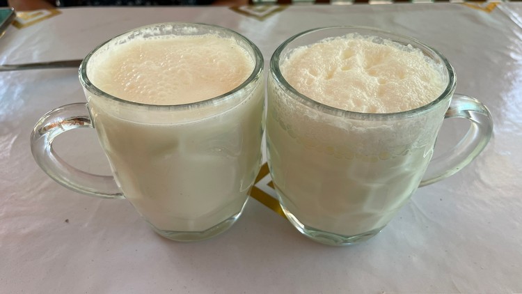 Ayran (iogurt con agua y sal, muy refrescante)